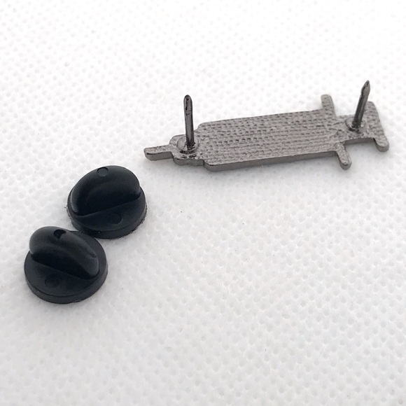 Thanks Science Syringe Enamel Pin - Picture 4 of 4